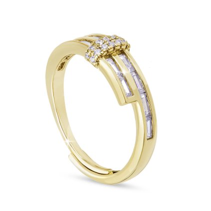 58651 pozlaceny prstynek 14k zlatem 0517