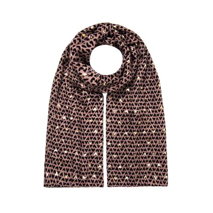 59218 damsky lehky sal se srdicky hnedy 7200805 1 jy5115 13