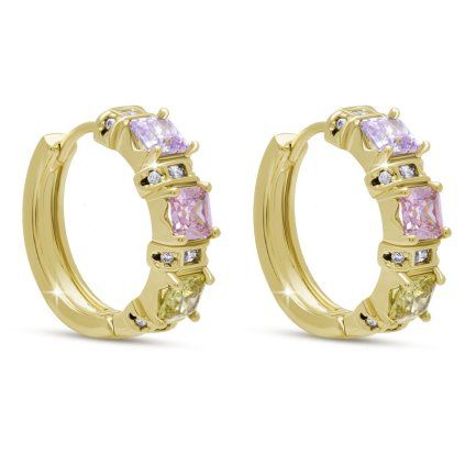 61696 nausnice barevne zirkony 3911