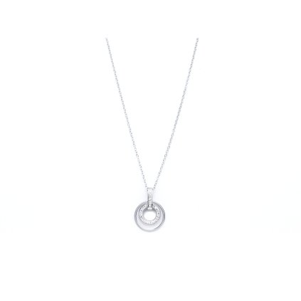 18296 2 inel din oțel chirurgical cu zirconiu cubic