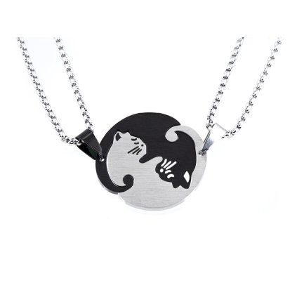 19761 2 pandantiv din oțel chirurgical pandantiv cuburi jing yang