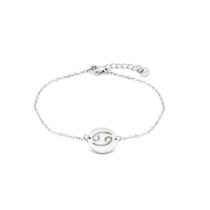 Bratara din otel chirurgical cu pandantiv solid, semnul Rac 2001960-5