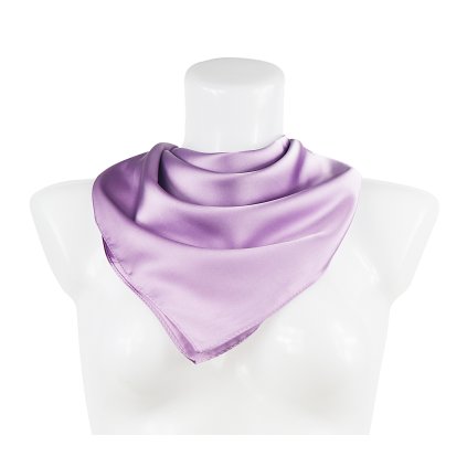 Eșarfă pătrată de mătase pentru femei YF350-13 stewardess, culori violet 7200622-2