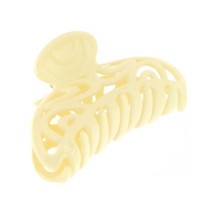 Agrafă de păr - agrafă decorată cu secțiuni transversale 3610-15, culoare crem 8000813-2