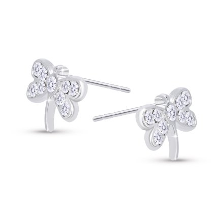 Cercei din oțel chirurgical - sâmburi, libelule cu zirconiu cubic 1002773