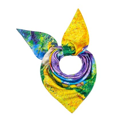 37982 4 damsky oboustranny hedvabny satek rr3055 letuska s potiskem malby levandulove pole a snova louka 9001637 8