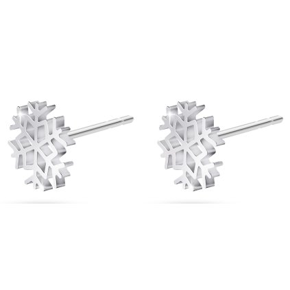 Cercei din oțel chirurgical, sâmburi în formă de fulg de nea