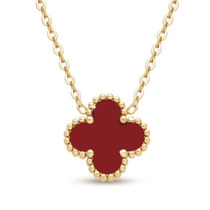 51587 pozlaceny retizek 14k z chirurgicke oceli cervena kytka 3002140 1