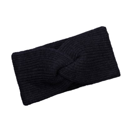 53422 damska pletena celenka w445 2 cerne barvy 9001927