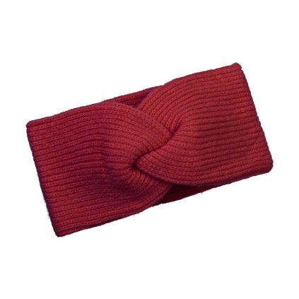 53425 damska pletena celenka w445 2 cervene barvy 9001927 1