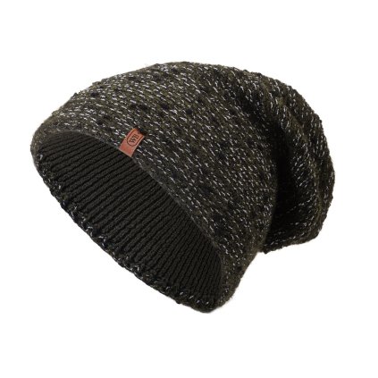 53533 damska pletena zimni cepice wrobi d44f tmave zelene barvy 7100444 10