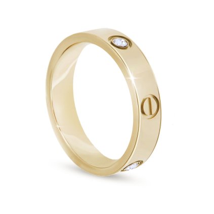 52339 pozlaceny prstynek 14k z chirurgicke oceli 4000447