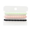 Elastic de păr subțire, combinație de culori - portocaliu, verde și negru 3 buc 8000745-2