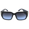 Ochelari de soare pentru femei, Cat Eye - square M2321, negru - culoarea albastru închis a vârfurilor ramei 9001399-143
