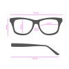 Ochelari de soare pentru femei, Cat Eye - square M2321, negru - culoarea albastru închis a vârfurilor ramei 9001399-143