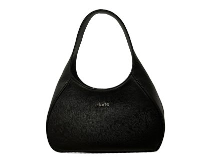 ellarte čierna kožená kabelka MODERN ERA