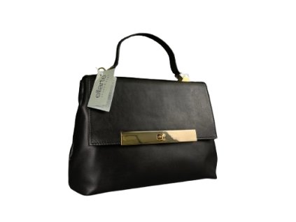 ellarte women's black leather handbag