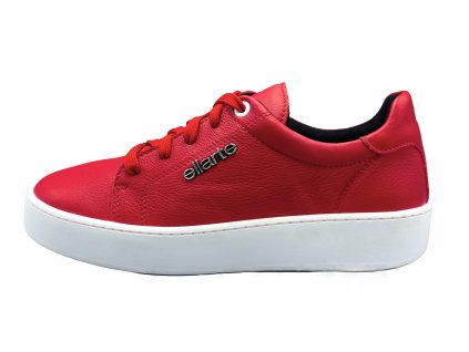 ellarte women's leather sneakers ARIGATO Red