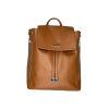 ellarte women's leather backpack MIDDLE CARAMEL
