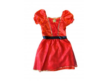 Červené šaty, vel. 122