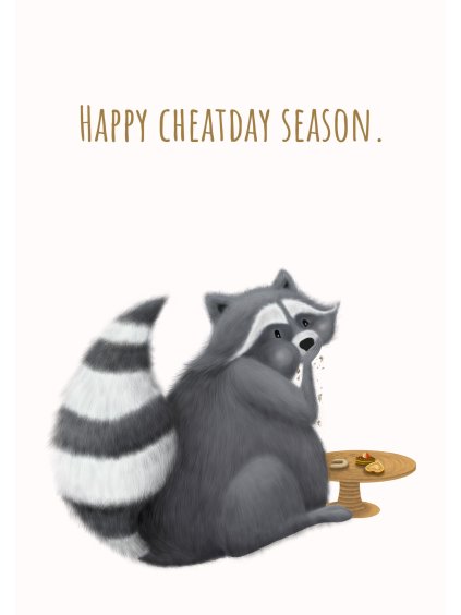 Přáníčko Happy cheatday season