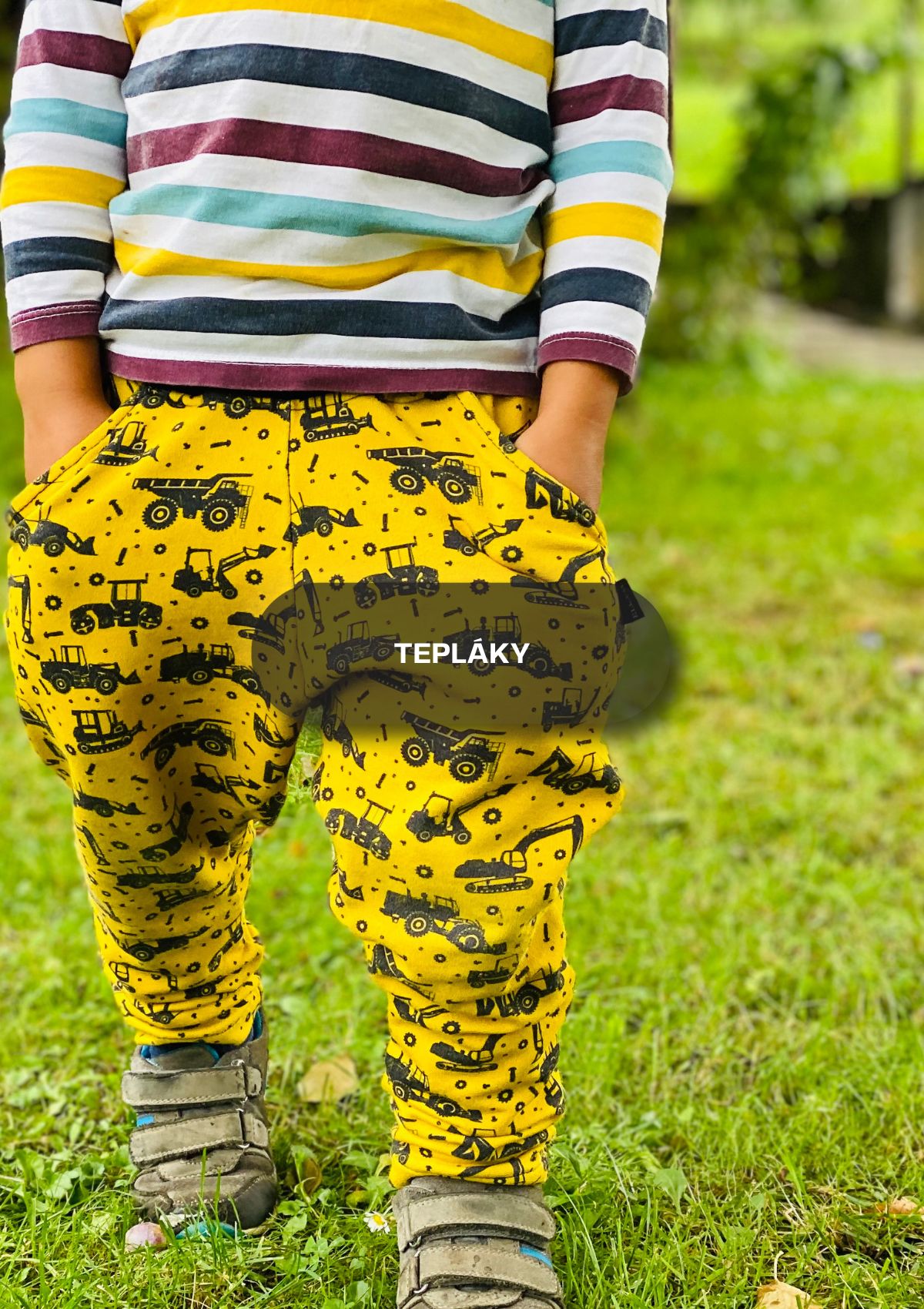 Dětské bavlněné tepláky