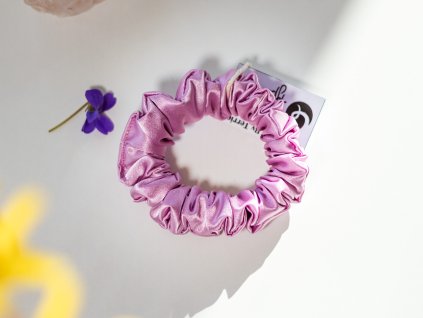 Levandulová gumička Scrunchie by Terrie typ II