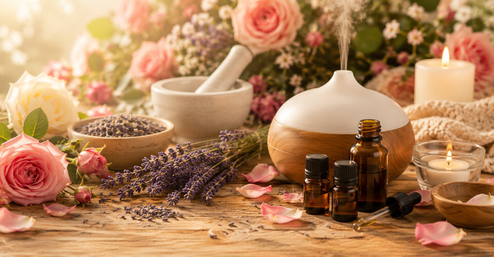 Bezpečná náruč aromaterapie