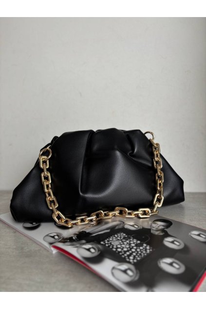 Kabelka GOLD čierna