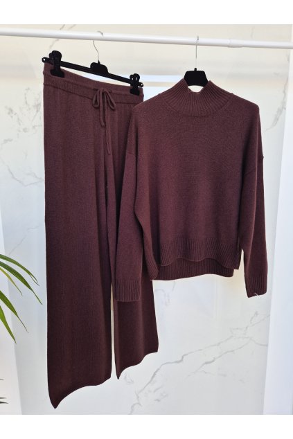 Pulóver WOOL čoko UNI