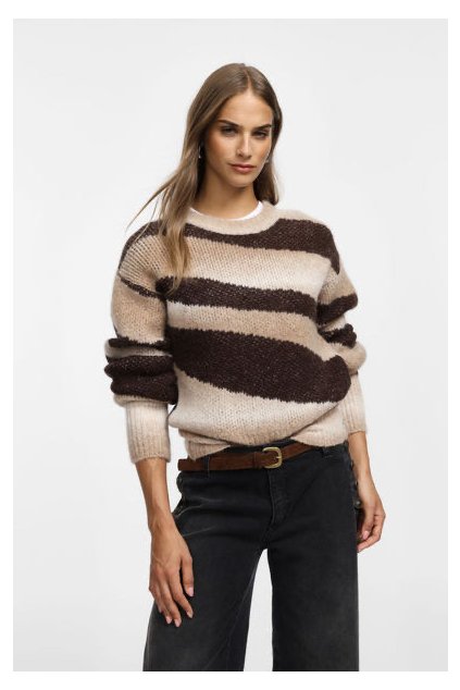 Svetrík PLS hnedý UNI