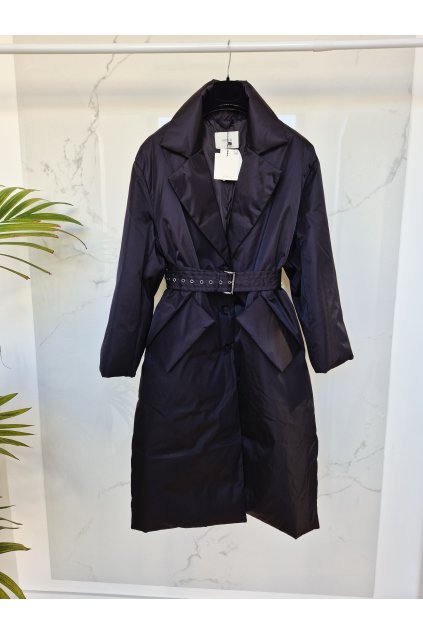 Páperová bunda NIS čierna