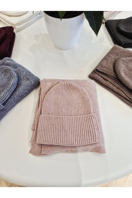 Kašmírový set ružový