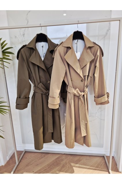Trench coat khaki
