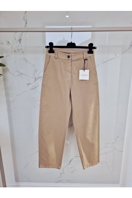 Bavlnené nohavice LEA hnedé