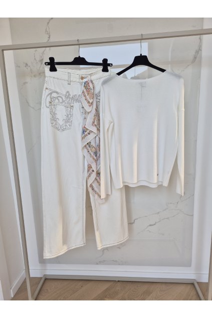 Pulóver PLS biely UNI