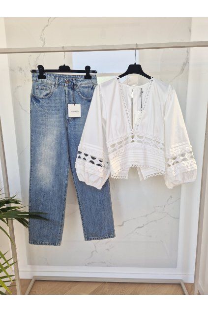Blúzka LACE biela