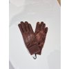 Rukavice tmavo hnedé