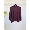 Pulóver VCL burgundy UNI