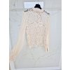 Elegantná blúzka LACE béžová