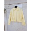 Jarná bunda na zips žltá