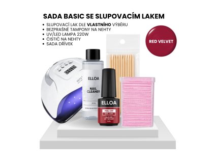 Sada s lampou Red Velvet