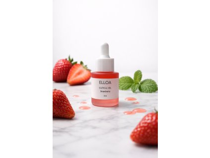 Vyživující olej na nehtovou kůžičku - Jahoda