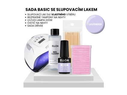 Sada s lampou Lavender