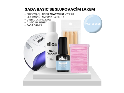 Sada s lampou Pastel Blue