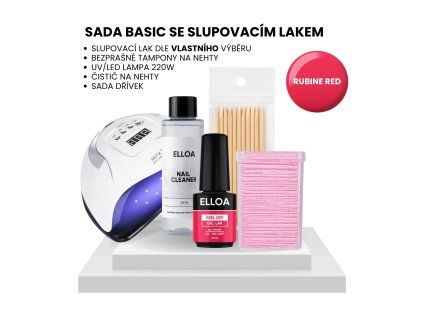 Sada s lampou Rubine Red