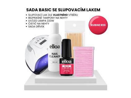 Sada s lampou Rubine Red