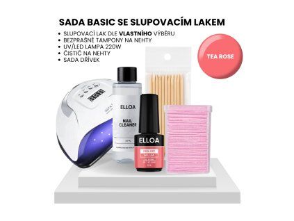 Sada s lampou Tea Rose