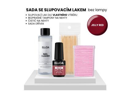 Sada bez lampy Jelly Red