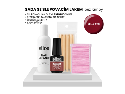 Sada bez lampy Jelly Red